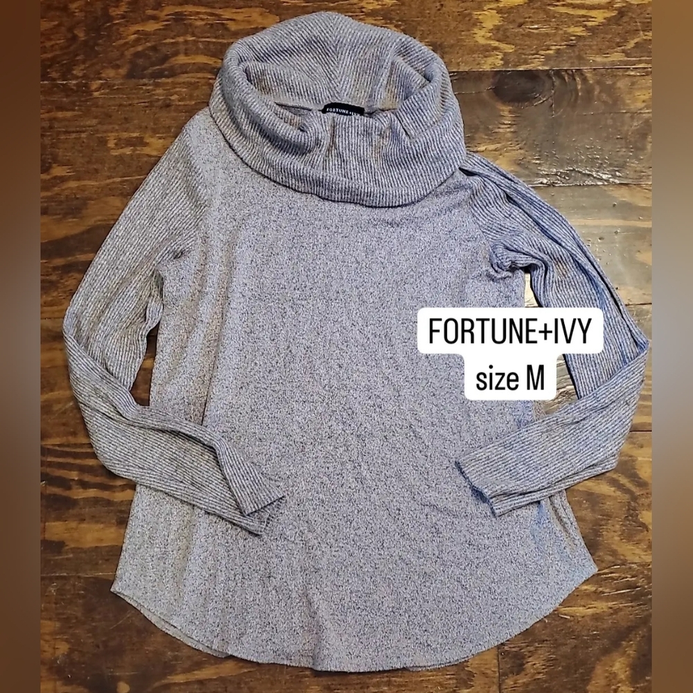 Fortune + Ivy Gray Women's Sweater